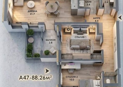 Продава 3-СТАЕН – град Варна, Виница